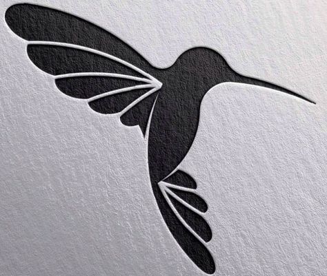 Hummingbird Logo, Creative Branding Design, Hummingbird Art, Silhouette Stencil, Stencil Patterns, Stencil Art, Silhouette Art, Stencil Designs, Pencil Art