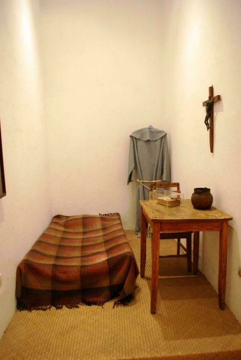 Catholic Iconography, Minimalist Spaces, Weird Furniture, Primitive Bedroom, Cottage Room, Room Of One's Own, Shaker Furniture, Fan Signs, Dream Living