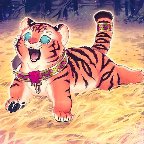 Amazoness Pet Baby Tiger [Artwork] by LKGiancarlo Yugioh Amazoness Art, Amazoness Yugioh, Yugioh Art, Tiger Artwork, Baby Tiger, Yugioh Cards, Year Of The Dragon, Creature Concept Art, Fantasy Rpg