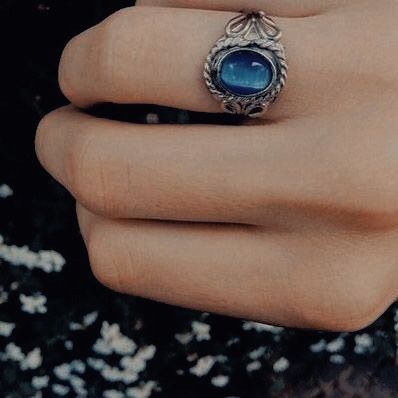 Daylight Ring Aesthetic, Blue Ring Aesthetic, Maggie Esmerelda, Sophie Hatter, Daylight Ring, Fantasy Map Making, Ring Aesthetic, Twist Wedding Band, Hollywood Costume