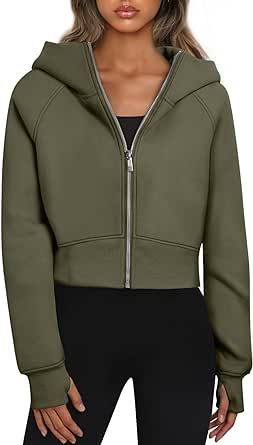 Occasion: This fall and winter fashion hoodies for women, suitable for casual, vacation, daily wear,office, party, school, running, sport, gym, dancing, skating, hiking, biking, yoga, spring, fall and winter. It's also a good gift to your friend or family. Fall Outfits Casual, Bright Jacket, Fall Sweatshirt Outfit, Casual Winter Coat, Layering Jacket, Cropped Pullover, Zipper Shorts, Winter Tops, Fall Sweatshirt