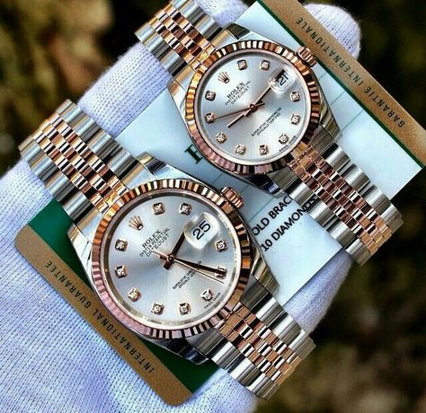 Rolex Couple Watch, Rolex Couple, Couple Watches Set, Betty Boop Jewelry, Wealthy Lifestyle Luxury, Lux Fashion, Used Rolex, Rolex Watches Women, Couple Watch