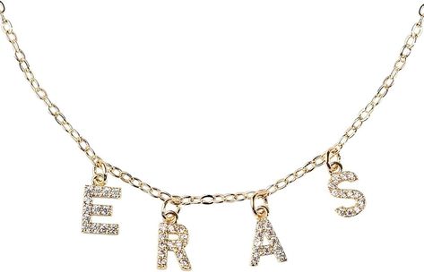 This eras necklace is inspired by the TS eras tour concert. The great inspired gifts for swifie and anyone preparing for Eras Tour Concert, this is a fantastic outfit jewelry gift idea. Keep it shining in our gold charm monogram necklace featuring our cubic zirconia ERAS letters. 1989 Necklace, Pink Choker Necklace, Pink Choker, Taylor Swift Eras Tour, Outfit Jewelry, Taylor Swift Eras, Body Glitter, Monogram Necklace, Zodiac Necklaces