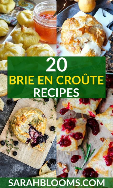 Holiday Brie, Brie En Croute, Impressive Appetizers, Fall Appetizers, Night At Home, Pumpkin Butter, Appetizer Bites, Dinner Appetizers, Natural Cleaning