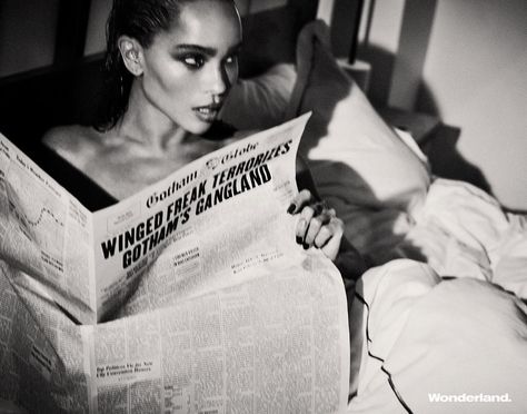 Angel Salvadore, Gotham News, Zoë Kravitz, Wonderland Magazine, The Bat Man, Ellen Von Unwerth, Selina Kyle, Feeling Hopeless, Zoe Kravitz