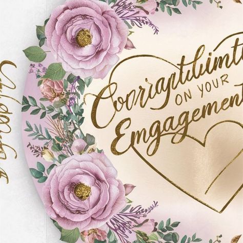 engagement card #engaged #engagement #engagementring Happy Engagement, Engagement Congratulations, Engagement Card, Instagram Engagement, Engagement Cards, Engagement Rings, On Instagram, Quick Saves, Instagram