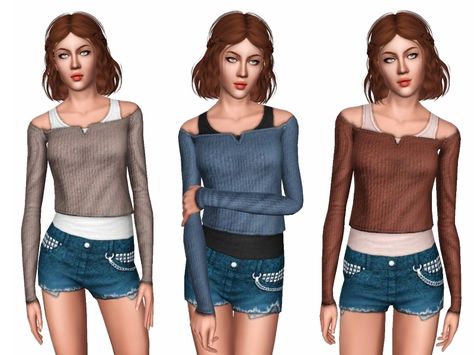 Simplex Sims: Double Top For TF Sims 3 Bedroom Cc, Sims 3 Clothing Cc, Ts3cc Clothing, Sims 3 Cc Clothes Y2k, Sims3 Cc Clothes, Sims 3 Teen Cc, Sims 3 Cc Clothes Female, Sims 3 Outfits, The Sims 3 Cc Clothes