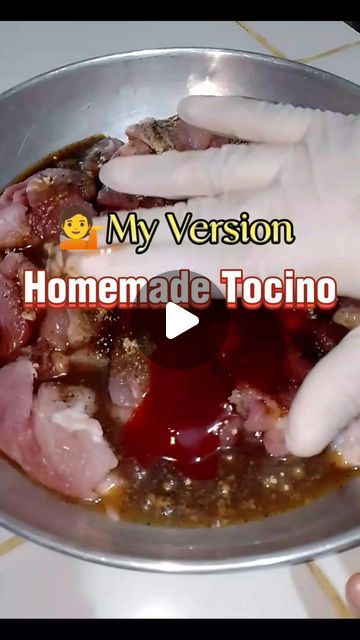 Portia Irlanda Dela Cruz on Instagram: "My Homemade Pork Tocino #fypシ゚ #CookingReels #cookingvideo #homemade #recipes #pinoy #favorite #forbreakfast #ulampinoy #homecooking #tocino" Pinoy Pork Recipe, Tocino Recipe Filipino, Tocino Recipe, Pork Tocino, Filipino Pork Recipes, Pinoy Food, Filipino Food, Main Menu, Pork Dishes