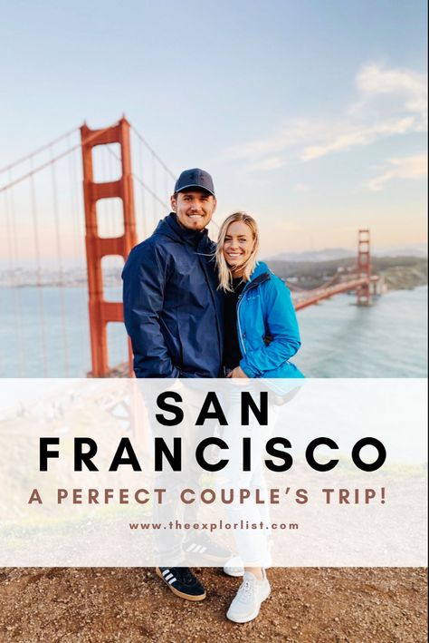 Three day itinerary for couples in San Francisco, California. Sam Francisco, San Francisco Itinerary, Weekend In San Francisco, San Francisco At Night, California Coast Road Trip, San Francisco Vacation, Honeymoon On A Budget, Yosemite Trip, California San Francisco