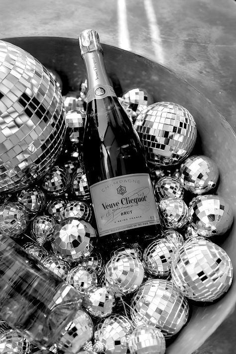 Disco Ball Champagne Poster, Bar Cart Print, Black and White, Funky Trendy Wall Art, Disco Party Decor, Cocktail Wall Art, Vintage Bar Print Black And White Disco Ball Aesthetic, Black And White Champagne Aesthetic, New Years Disco Party Ideas, Black And White Nye Party, Disco Cocktail Party, Black And White Bday Theme, Champagne Aesthetic Vintage, Black And White Christmas Photos, Champagne Party Aesthetic