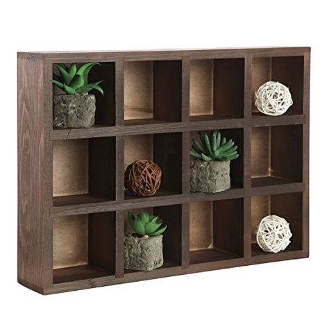 Wooden Cubby Shelf, Crafting Area, Modern Art Deco Home, Shot Glasses Display, Wall Mounted Shelving Unit, Shadow Box Shelves, Wooden Cubby, Rustic Wood Floating Shelves, Box Shelf