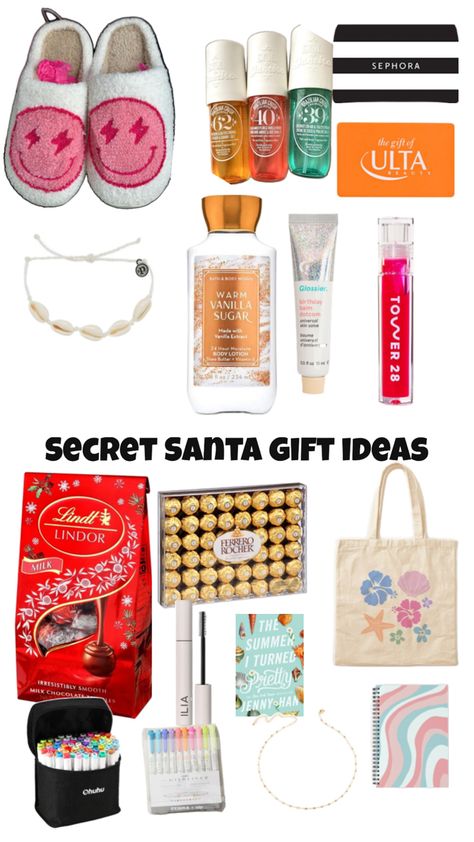 These are some things I would definitely give my secret Santa this season🤫❤️💚 Teen Birthday Gifts, Secret Santa Gift Ideas, Teen Birthday, Secret Santa Gift, Santa Gifts, Secret Santa Gifts, Looks Style, Secret Santa, For Girls