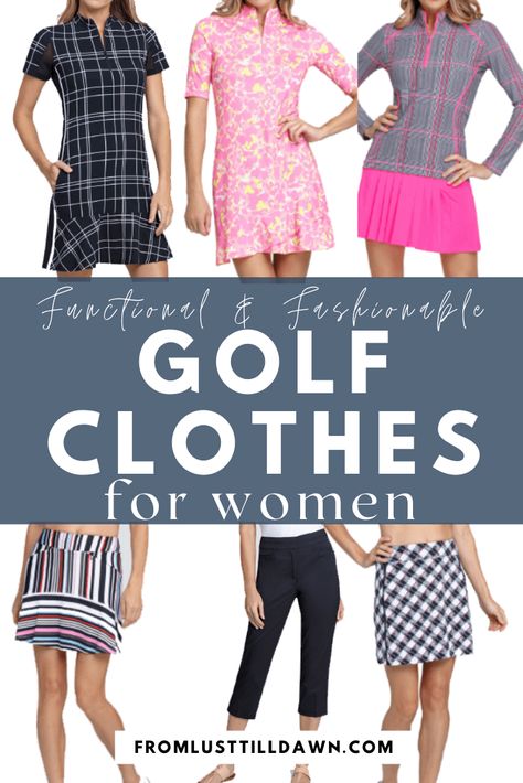 Looking for golf attire that's both functional and fashionable? Here's my suggestions for women's golf attire here, which includes dresses, pants and more! PIN FOR LATER #golfoutfit #golfattire #golfclothes #golfdress #golfpants #golftops #golfskirts #womensgolfoutfits #womensgolfattire #womensgolftclothes #womensgolffashion #womensgolfapparel Super Short Skirts, Golf Attire Women, Golf Clothes, Womens Golf Fashion, Womens Golf Shirts, Dresses With Pockets, Golf Attire, Golf Dresses, Diy Skirt