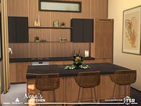 Sims 4 Cc Kitchen Counters, The Sims 4 Kitchen, Sims 4 Cc Kitchen, Sims 4 Kitchen, Keep Life Simple, Chefs Kitchen, Outdoor Retreat, Boho Living, City Living