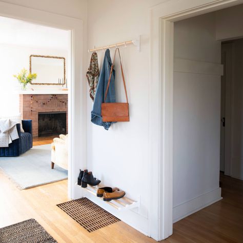 Hallway To Bedrooms, Brick Patios, Utility Hooks, Closet Bedroom, Step Inside, Wabi Sabi, Coat Rack, Zen, Home And Family