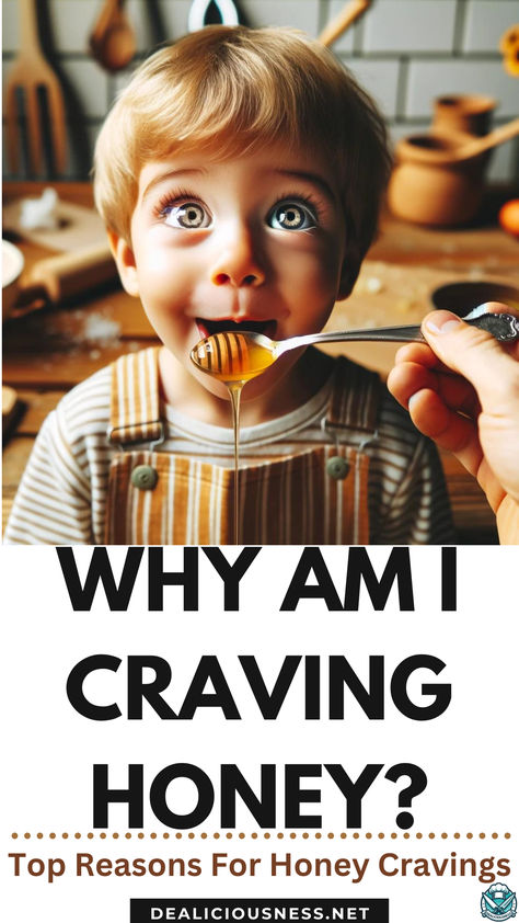 Have you ever found yourself craving honey and wondered, “Why Am I Craving Honey So Much?” Food cravings can be a body’s way of telling us something incredibly important, especially such cravings for sweet and sugary things like seeking an energy boost or fulfilling emotional needs. Full Article with 9 Reasons for Honey Cravings Explained at DEALiciousness.net Honey Food, So Much Food, Emotional Needs, Honey Recipes, Energy Boost, Boost Energy, Healthy Eats, Food Cravings, Right Now