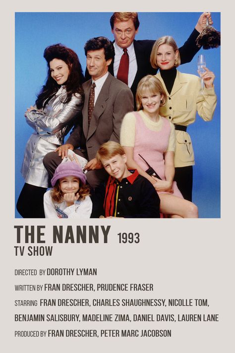 The Nanny (TV Show) 1993 The Nanny Poster, Comfort Tv Shows, The Nanny Aesthetic, The Nanny Tv Show, Nanny Show, Nanny Interview Questions, Die Nanny, Daniel Davis, Charles Shaughnessy