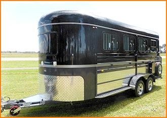 4 Horse Angle Load Float Luxury | Standard Deluxe | 4HAL-LUX | 4hal | Horse Float New | Made in Australia Horse Float, Horse Doors, Composite Flooring, Kitchen Fridge, Trailer Axles, Horse Coloring Pages, Horse Trailers, Front Windows, Side Lights