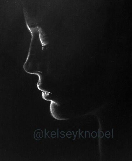 White charcoal on black paper. Drawing by @kelseyknobel White Charcoal On Black Paper, Charcoal On Black Paper, Black Paper Drawing, Art Charcoal, Charcoal Drawings, Charcoal Sketch, Charcoal Art, White Pencil, Toned Paper