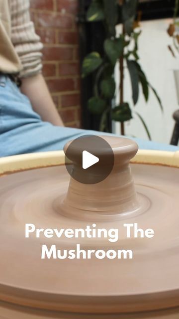 Hope Kathleen Limyansky-Smith on Instagram: "🍄The Mushroom🍄
An oldie but a goodie! Revamped the voiceover because the old voiceover got deleted (the background music got removed from IG so they take all of the audio off of the video 🙃)

#wheelthrowing #wheel #potter #pottery #potterywheel #handmade #madebyme #art #artist #artteacher #homedecor #clay #clayart #speckledclay  #carvedpottery #carvingclay #atlanta #georgia #atlantaartist #cerámica #ceramicartist #cerâmica #ceramicstudio #stoneware #potterywheel #instapotter #instapottery" Ceramic Mushrooms Pottery, Pottery Tutorials, Atlanta Artist, Wheel Throwing, The Mushroom, Background Music, Ceramic Studio, Pottery Wheel, Ceramic Artists