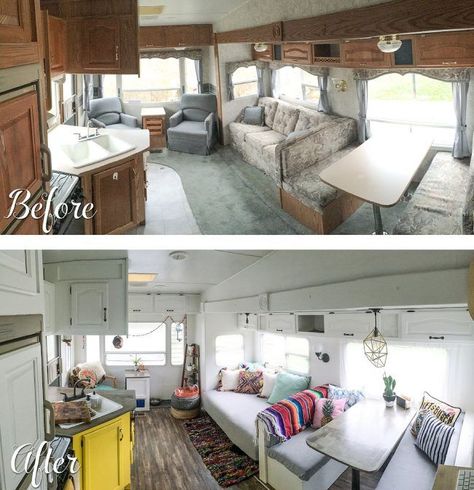 #82: What It's Really Like To Live In A Tiny House | Young House Love Rv Interior Remodel, Camper Trailer Remodel, Diy Camper Remodel, Rv Homes, Rv Makeover, Trailer Living, Diy Rv, Rv Renovations, Camper Makeover