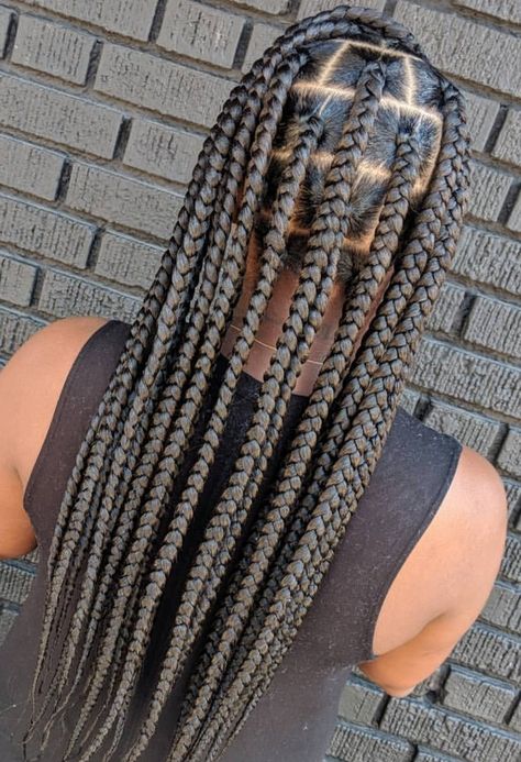 Cornrow Braided Hairstyles, Hairstyles Trending, Braids Knotless, Big Box Braids, Blonde Box Braids, Big Box Braids Hairstyles, Jumbo Box Braids, Long Box Braids, Try On Hairstyles