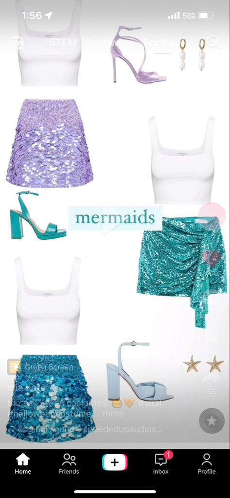 Mako Mermaids Costume, Cute Duo Halloween Costumes Best Friends Disney Princess, Cute Mermaid Halloween Costumes, Mermaid Outfit Halloween, Mermaids Halloween Costume, Simple Mermaid Costume, Mermaid Group Costume, Cute Mermaid Costume, Under The Sea Theme Outfit