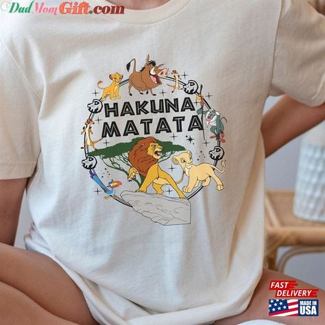 Hakuna Matata Shirt Animal Kingdom T-Shirt The Lion King Sweatshirt Hoodie Check more at https://dadmomgift.com/product/hakuna-matata-shirt-animal-kingdom-t-shirt-the-lion-king-sweatshirt-hoodie/ Hakuna Matata Shirt, Disney Shirts, Animal Shirts, Lion King, Animal Kingdom, Baby Clothes, Sweatshirts Hoodie, Sweatshirts, Disney