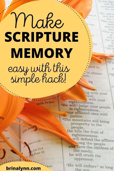 Scripture Memorization For Women, Memorizing Scripture For Women, Memorize Scripture Ideas, Scripture Memorization Plan, Bible Verses To Memorize For Women, How To Memorize Bible Verses, How To Memorize Scripture, Scripture Memory For Kids, Scripture To Memorize