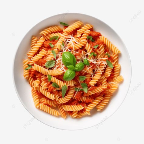 top view pasta in tomato sauce white plate background dish italy dish food png Pasta In Tomato Sauce, Pasta Png, Red Pasta, Food Italy, Pasta Art, Spicy Pasta, Transparent Top, Pasta Plates, Food Png