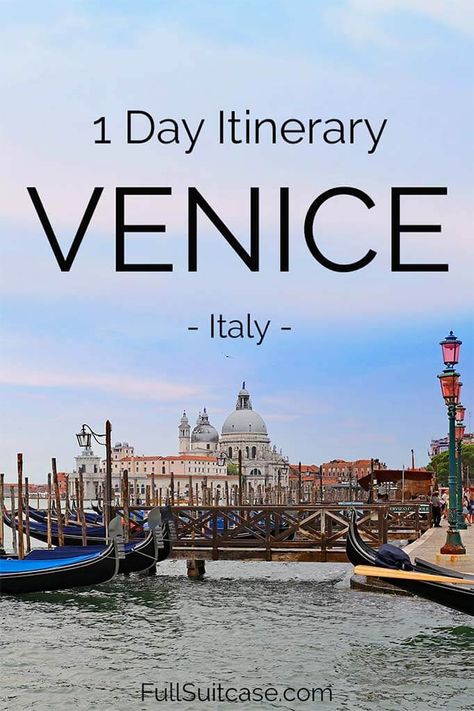 Venice In One Day, Venice Italy Map, Venice Things To Do, Venice In A Day, Venice Map, Venice City, Italy Honeymoon, Visit Venice, Italy Itinerary