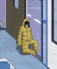 Aizawa Sleeping Bag, Aizawa Sleeping, Aizawa Icon, Low Quality Anime, Halloween Wallpaper Cute, Shouta Aizawa, Shota Aizawa, Mha Memes, Aizawa Shouta