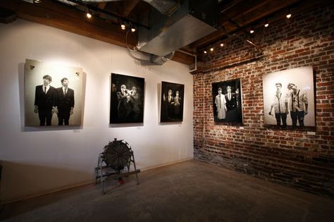 Studio. Photo Studio Design, Photography Exhibition, Aesthetic Inspiration, Event Inspiration, Photography Gallery, Exhibition Space, Retail Space, Studio Space, Exposed Brick