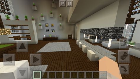 Modern House Family Room #minecraft #interior #design #architecture #houses #modern #familyroom Minecraft Living Room Design, Minecraft Interiors, Big Kitchen Ideas, Minecraft Living Room, Decor Minecraft, Minecraft Houses Interior, Minecraft Decoration, Minecraft Interior, Houses Interior