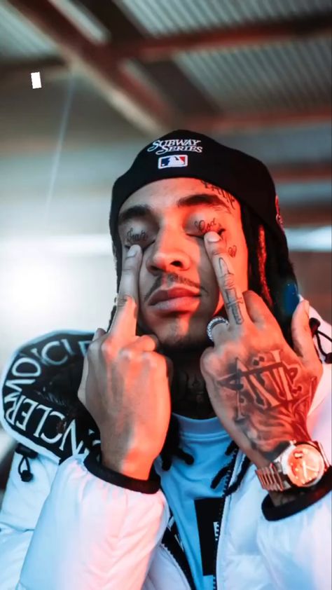 Digga D Tattoo, Dblock Europe Wallpaper Aesthetic, Dblock Europe, Future Tattoos Rapper, Young Adz Wallpaper, Uk Rapper Fredo Wallpaper, Young Adz, D Block Europe, Rapper Face Tattoos