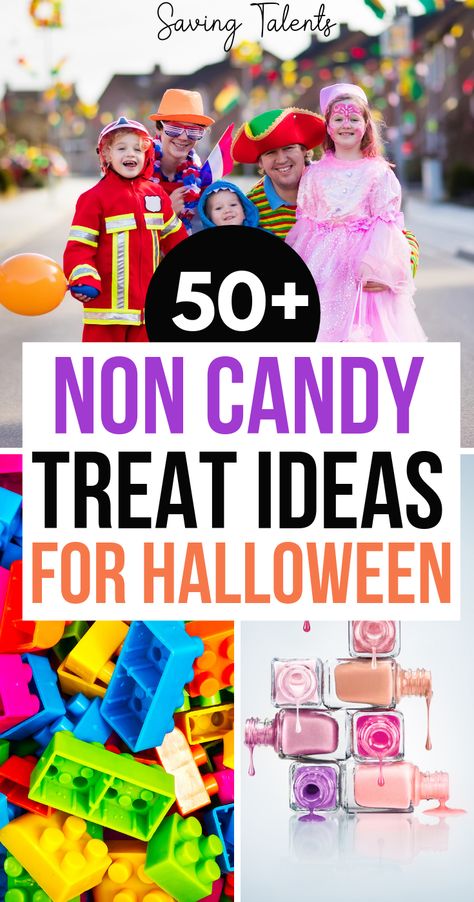 Read on for 50+ Non Candy Trick or Treat Ideas for Halloween! Here is the ultimate list of fabulous non candy trick-or-treat ideas to hand out on Halloween that the kids will love! | Halloween ideas   Trick or Treat ideas | what to give on Halloween | Healthy Halloween Ideas | No Candy Halloween | Trick Or Treat Ideas To Hand Out, Trick Or Treat Ideas, Healthy Halloween Treats, Halloween Treats For Kids, Vegan Holiday, Holiday Tips, Candy Halloween, Healthy Halloween, Ideas For Halloween