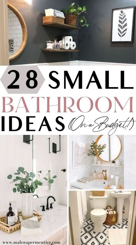 small bathroom ideas Small Apartment Bathroom Ideas, Apartment Bathroom Ideas, Small Bathroom Decor Ideas, Small Bathroom Inspiration, Small Apartment Bathroom, Small Bathroom Diy, Bathroom Organization Ideas, Toilet Room Decor, Bathroom Counter Decor