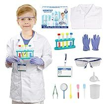 Kids Lab Coat, Scientist Costume, Kids Lab, Pretend Play Costumes, Wooden Craft Sticks, Role Play Costume, Kids Play Tent, Petri Dish, Melissa And Doug