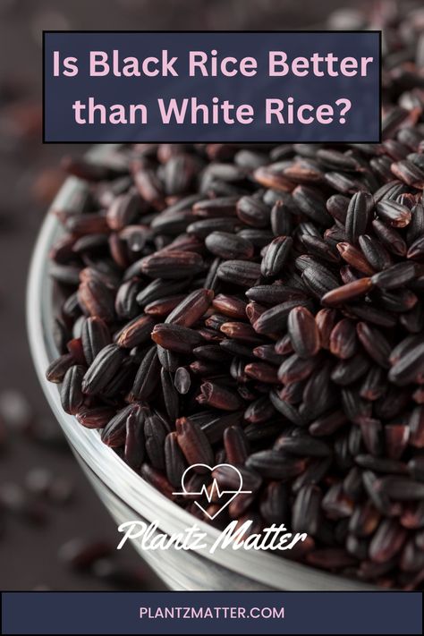 The nutritional powerhouse is black rice. Does black rice truly outshine white rice? With its rich antioxidants, vitamins, and minerals, black rice offers a healthful alternative that's both tasty and beneficial. Learn about the health benefits, nutritional profiles, and cooking techniques to incorporate this vibrant grain into your balanced diet. Whether you're managing blood sugar levels or simply looking to boost your meals, black rice is worth considering. Healthy Rice Alternatives, Black Rice Benefits, Black Vs White, Rice Alternatives, Rice Varieties, Black Rice, Natural Sugar, Healthy Eating Habits, Blood Sugar Levels