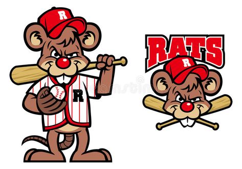 Mascot Illustration, Baseball Vector, Baseball Mascots, Disney Figurines, Love Logo, Retro Sports, Retro Cartoons, Mascot Design, School Mascot