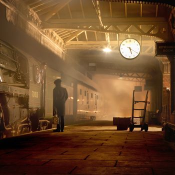 Scene Inspiration, Mystery Train, Noir Detective, Foggy Night, Heritage Railway, Night Train, Orient Express, Steam Train, Film Inspiration