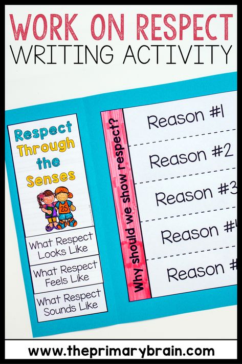 This image shows the cover of a respect student lapbook writing activity. How To Show Respect, Respect Lessons, Teaching Respect, Grandma Camp, Homeschool Family, Show Respect, Character Traits, Mentor Texts, Character Education