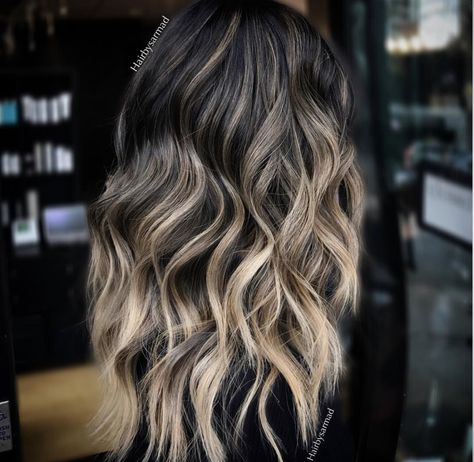 Caramel Blonde Balayage, Ombre Hair With Highlights, Sanggul Modern, Balayage Long Hair, Medium To Long Hair, Balayage Hairstyles, Blond Balayage, Caramel Blonde, Jamie Chung