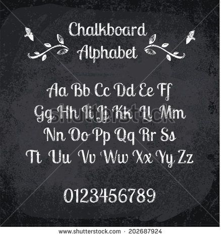 Chalkboard Lettering Alphabet, Chalkboard Fonts Alphabet, Fonts Chalkboard, Chalkboard Alphabet, Chalk Fonts, Chalk Writing, Chalkboard Doodles, Chalkboard Fonts, Chalk Design