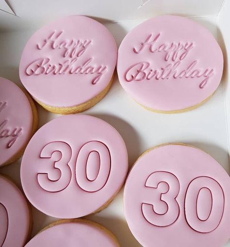 Queen Baker on Instagram: “Pretty Happy Birthday Cookies for a 30th Birthday Our Cookies are all made from scratch and hand decorated To order please email Claire at…” 30th Birthday Biscuits, 30th Birthday Cookies, Birthday Biscuits, Happy Birthday Cookie, Happy 30th Birthday, Birthday Cookies, 30th Birthday, Hand Decorated, Sugar Cookies