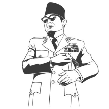 Soekarno Vector, Bung Hatta, Bung Karno, Islamic Celebrations, 10 November, 17 Agustus, Poster Illustration, Drawing Sketch, Hd Images