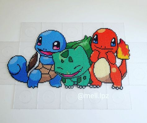 Hama Beads Pokemon, Pokemon Perler, Pokemon Cross Stitch, Pokemon Bead, Pixel Art Pokemon, Pokemon Perler Beads, Perler Art, Perler Crafts, Diy Perler Bead Crafts