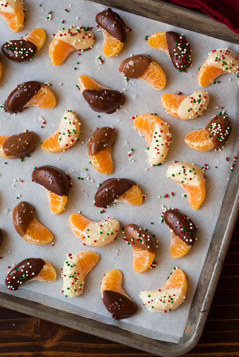 White Chocolate and Chocolate Dipped Mandarin Oranges - Cooking Classy Orange Party Snacks, Christmas Food Aesthetics Ideas, Easy Appetizer Recipes 3 Ingredients, Candied Oranges Dipped In Chocolate, Orange And Chocolate, Clementine Cake Pops, Chocolate Dipped Orange Slices, Chocolate Dipped Candied Orange Slices, Chocolate Dipped Mandarin Oranges