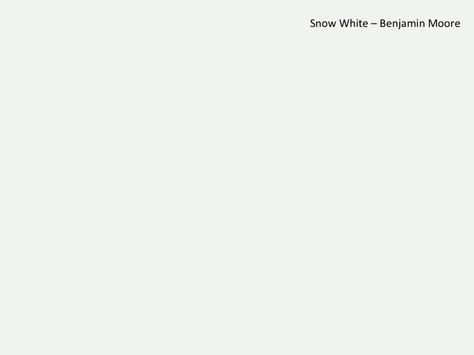 Snow White - Benjamin Moore Snow White Benjamin Moore, White Benjamin Moore, Condo Inspiration, Morning Painting, Sewing Desk, Ideal House, Mom Died, Paint Swatches, Primary Bedroom