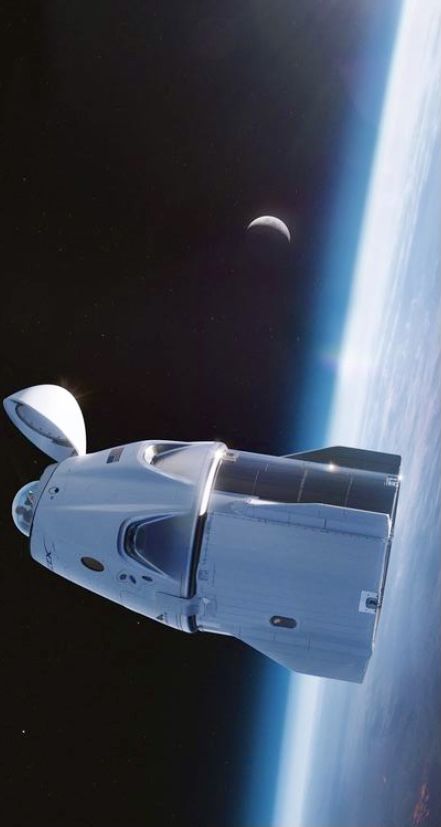 SpaceX is adding a glass dome on Crew Dragon for 360 views of space. Outer Space Wallpaper, Nasa Wallpaper, Astronaut Wallpaper, Space Force, Space Wallpaper, Space Artwork, Space Ships, Space Travel, Deep Space